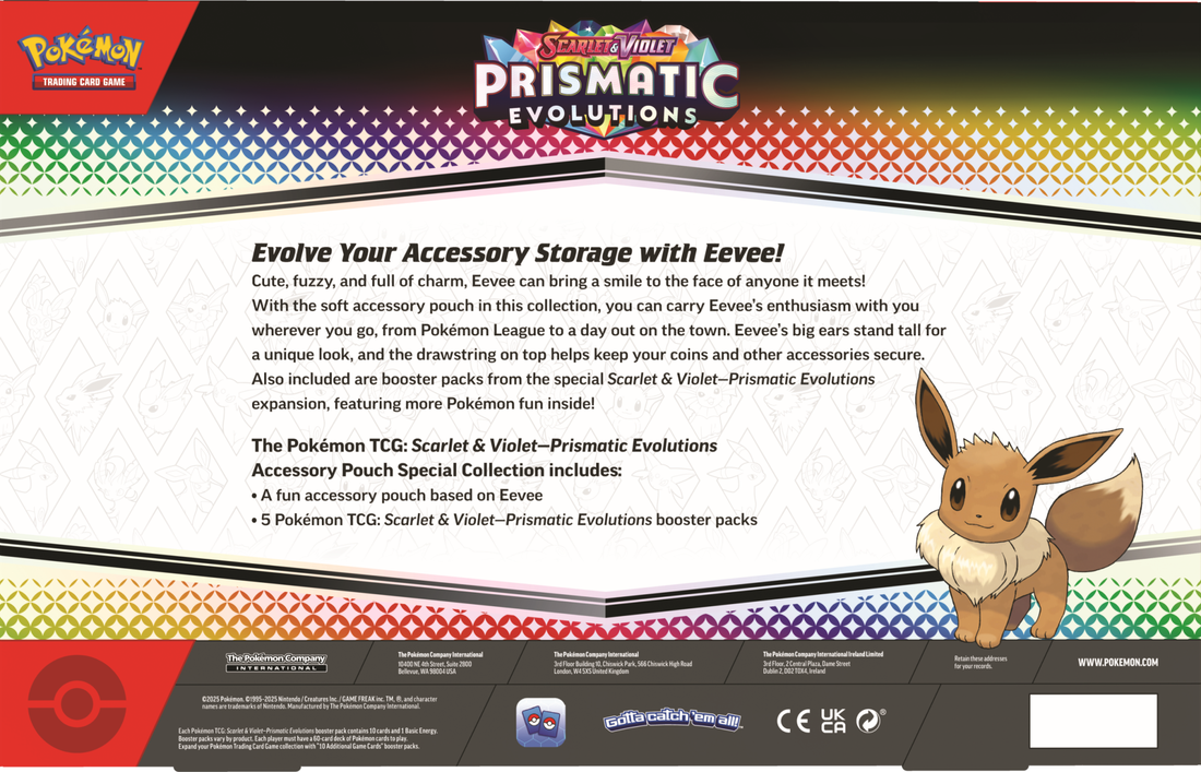 POKEMON SV8.5 PRISMATIC EVOLUTIONS ACCESSORY POUCH SPECIAL COLLECTION