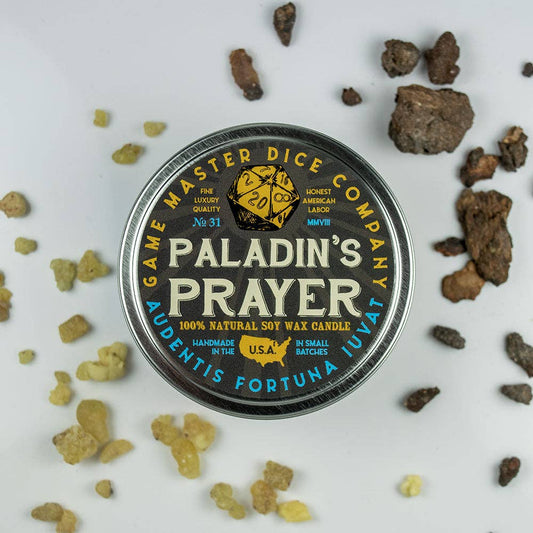 Paladin's Prayer Gaming Candle: 8oz - QuestChest