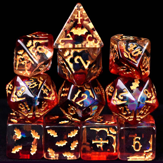 Blood Bats & Beyond - 11 Dice Set - QuestChest