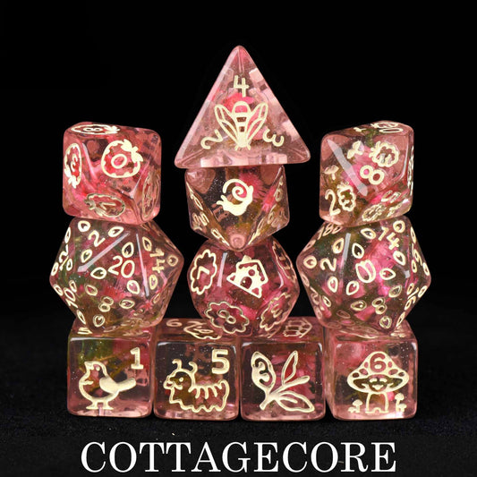 Cottagecore - 11 Dice Set - QuestChest