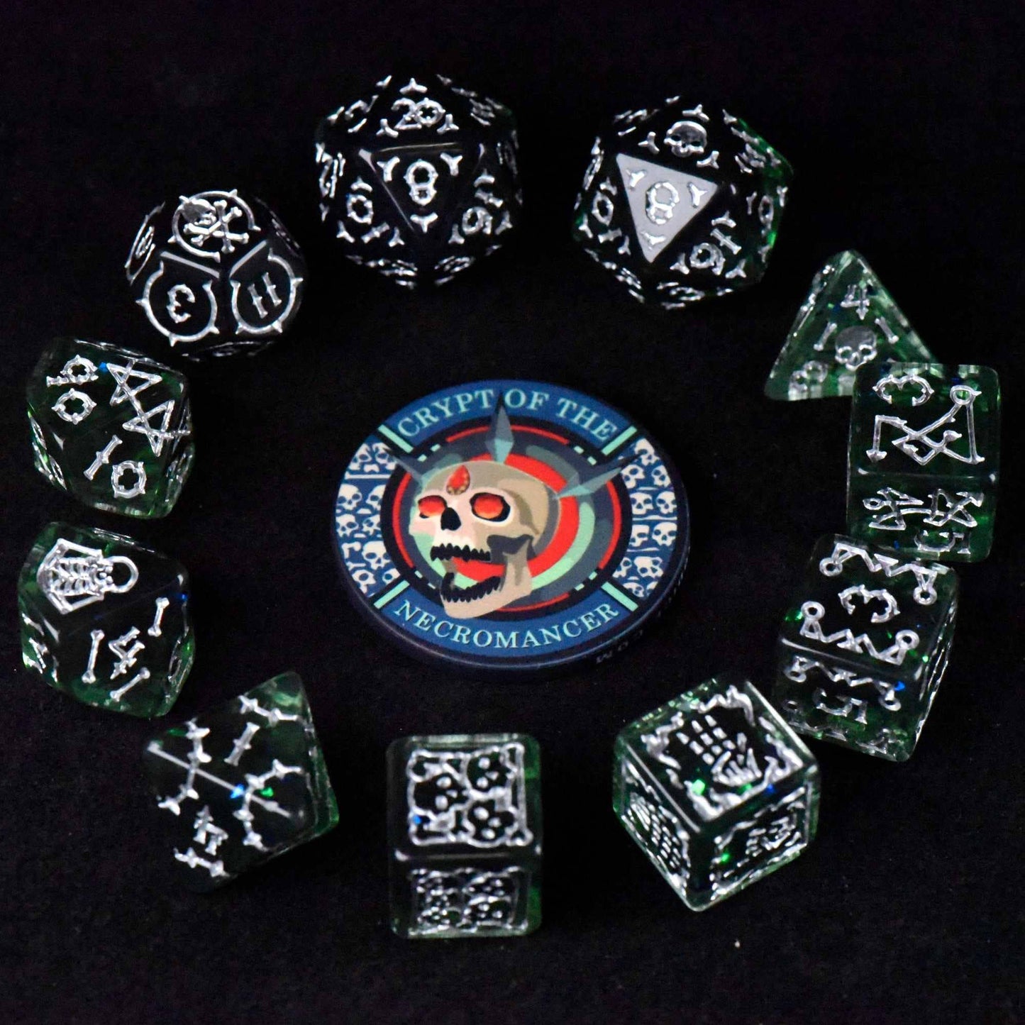 Crypt of the Necromancer - 11 Dice Set - QuestChest