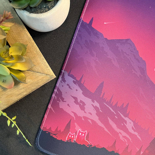 ManaCats Mountain Playmat - Standard 24" x 14" - QuestChest