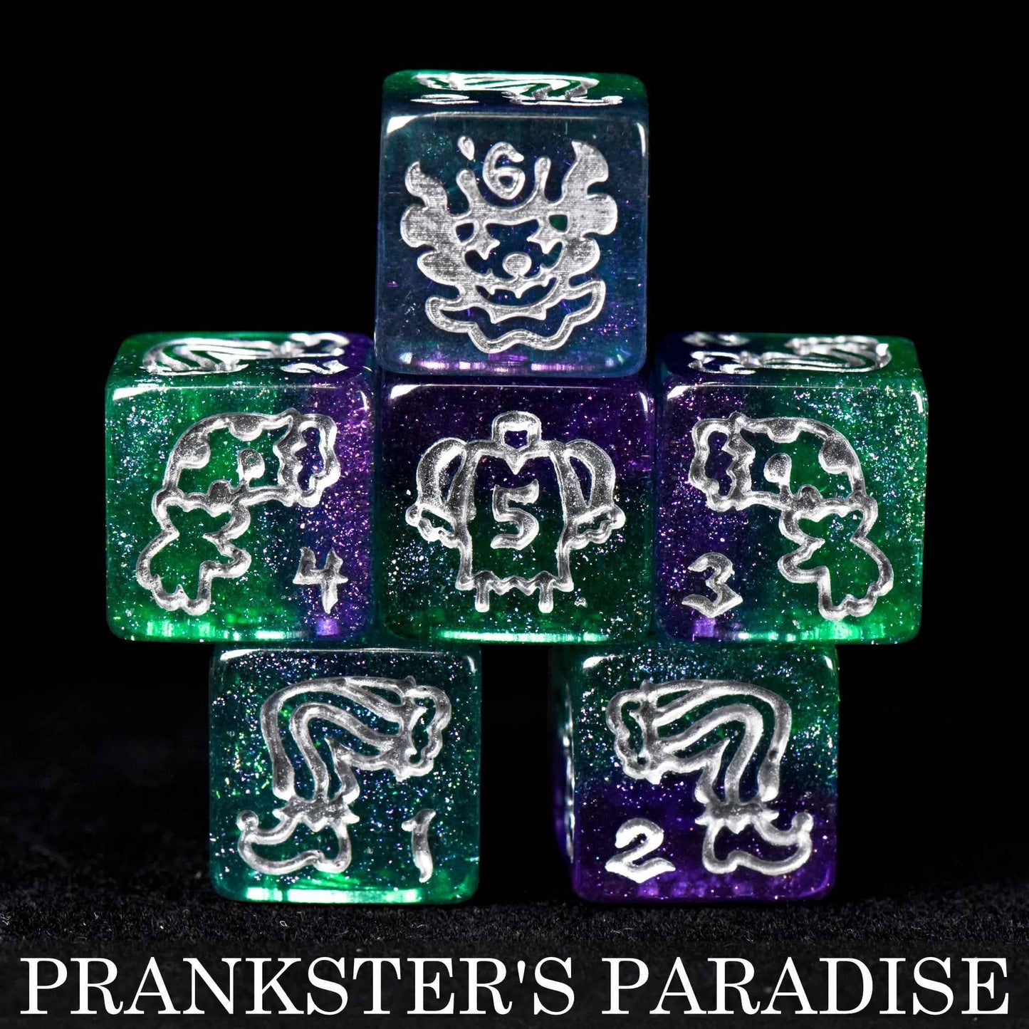 Prankster's Paradise - 11 Dice Set - QuestChest