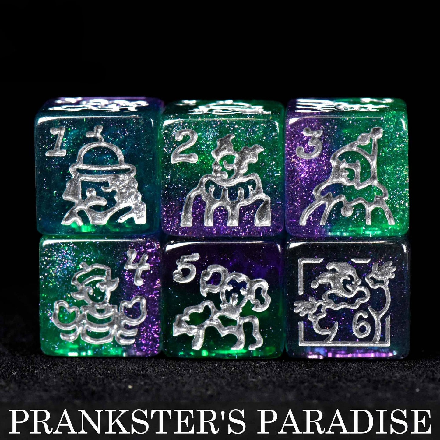 Prankster's Paradise - 11 Dice Set - QuestChest