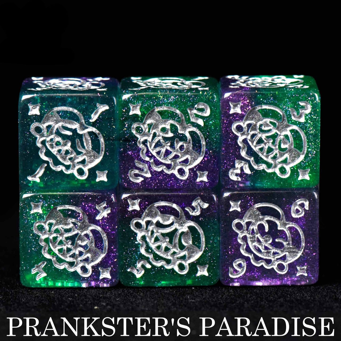 Prankster's Paradise - 11 Dice Set - QuestChest