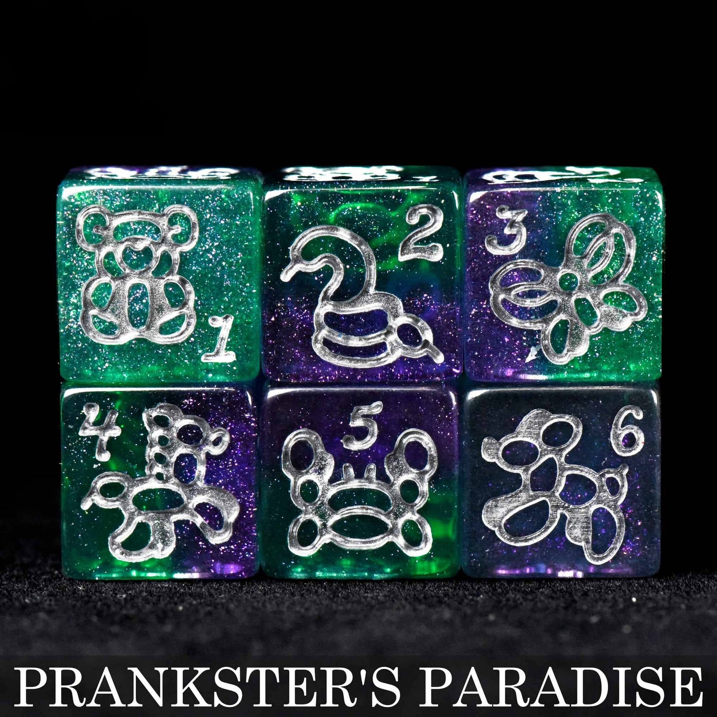Prankster's Paradise - 11 Dice Set - QuestChest