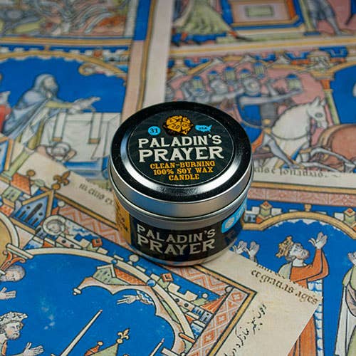 Paladin's Prayer Gaming Candle: 2oz - QuestChest