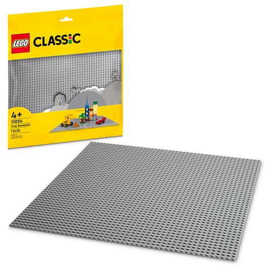 LEGO Classic Gray Baseplate (11024) - QuestChest