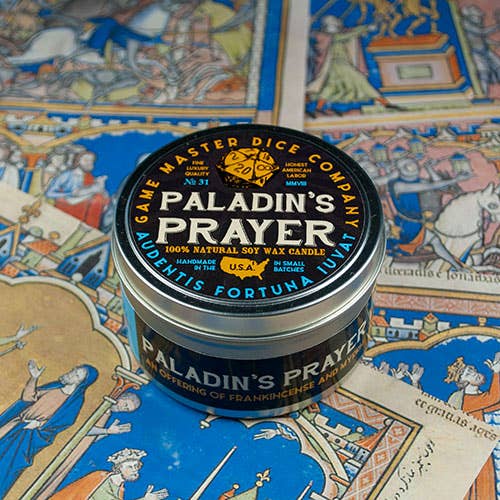 Paladin's Prayer Gaming Candle: 8oz - QuestChest