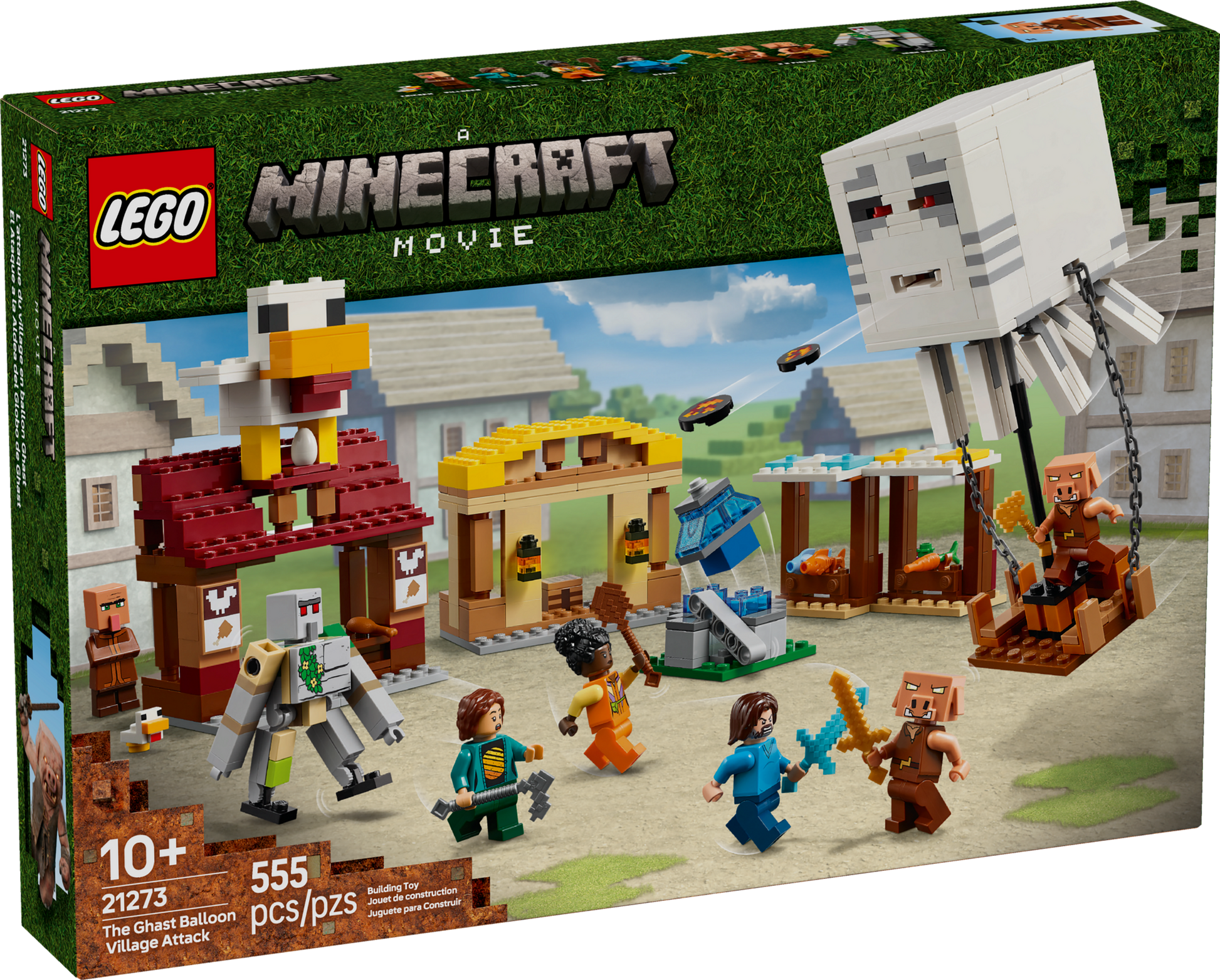 LEGO Minecraft The Ghast Balloon Village Attack (21273) - QuestChest