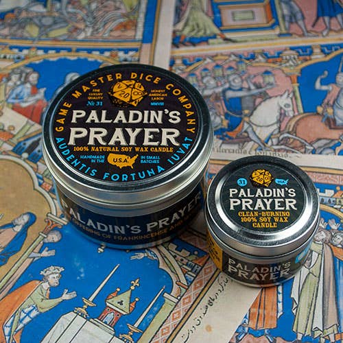Paladin's Prayer Gaming Candle: 2oz - QuestChest
