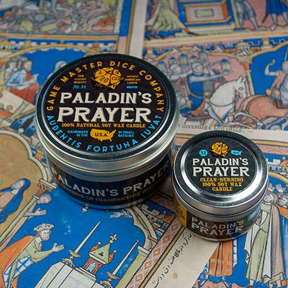 Paladin's Prayer Gaming Candle: 2oz - QuestChest