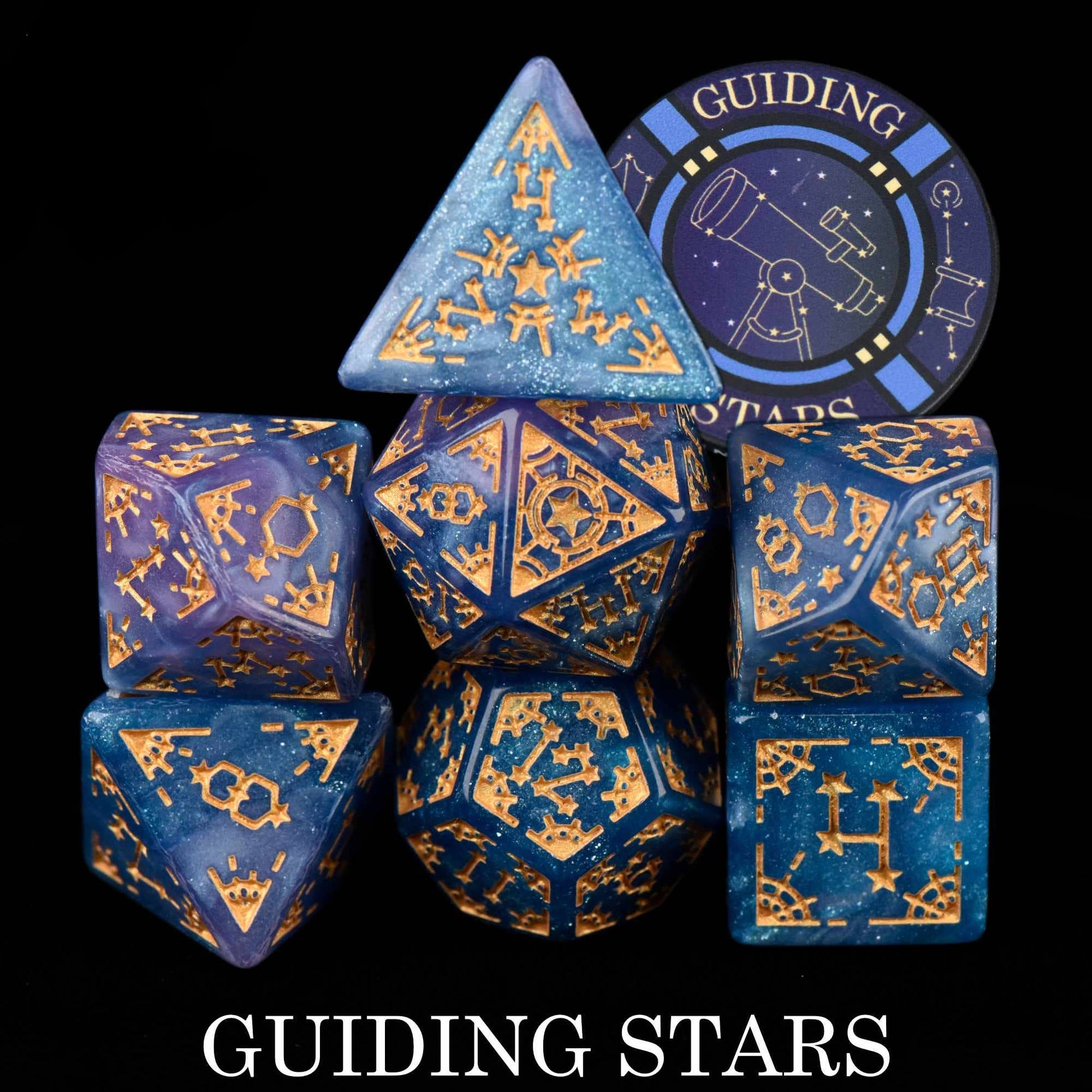 Guiding Stars - 7 Dice Set - QuestChest