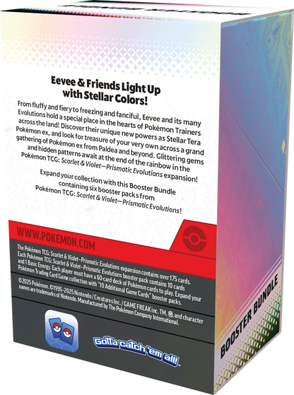 POKEMON SV8.5 PRISMATIC EVOLUTIONS BOOSTER BUNDLE