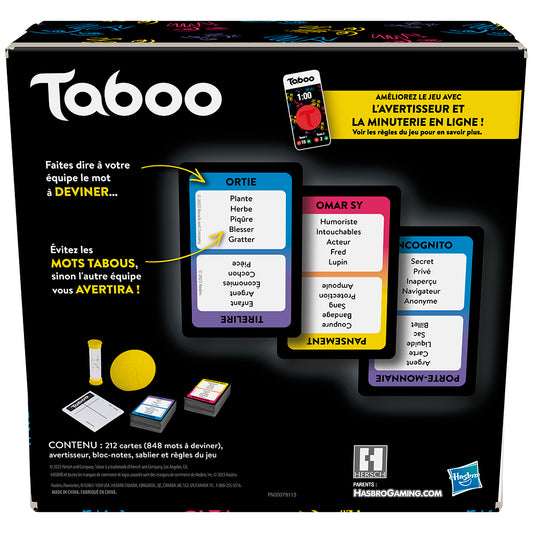 Jeu Taboo (FR)