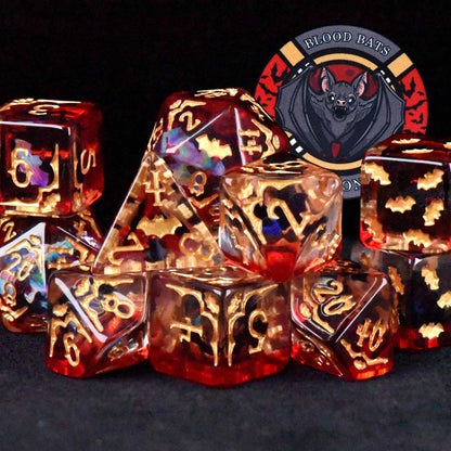 Blood Bats & Beyond - 11 Dice Set - QuestChest