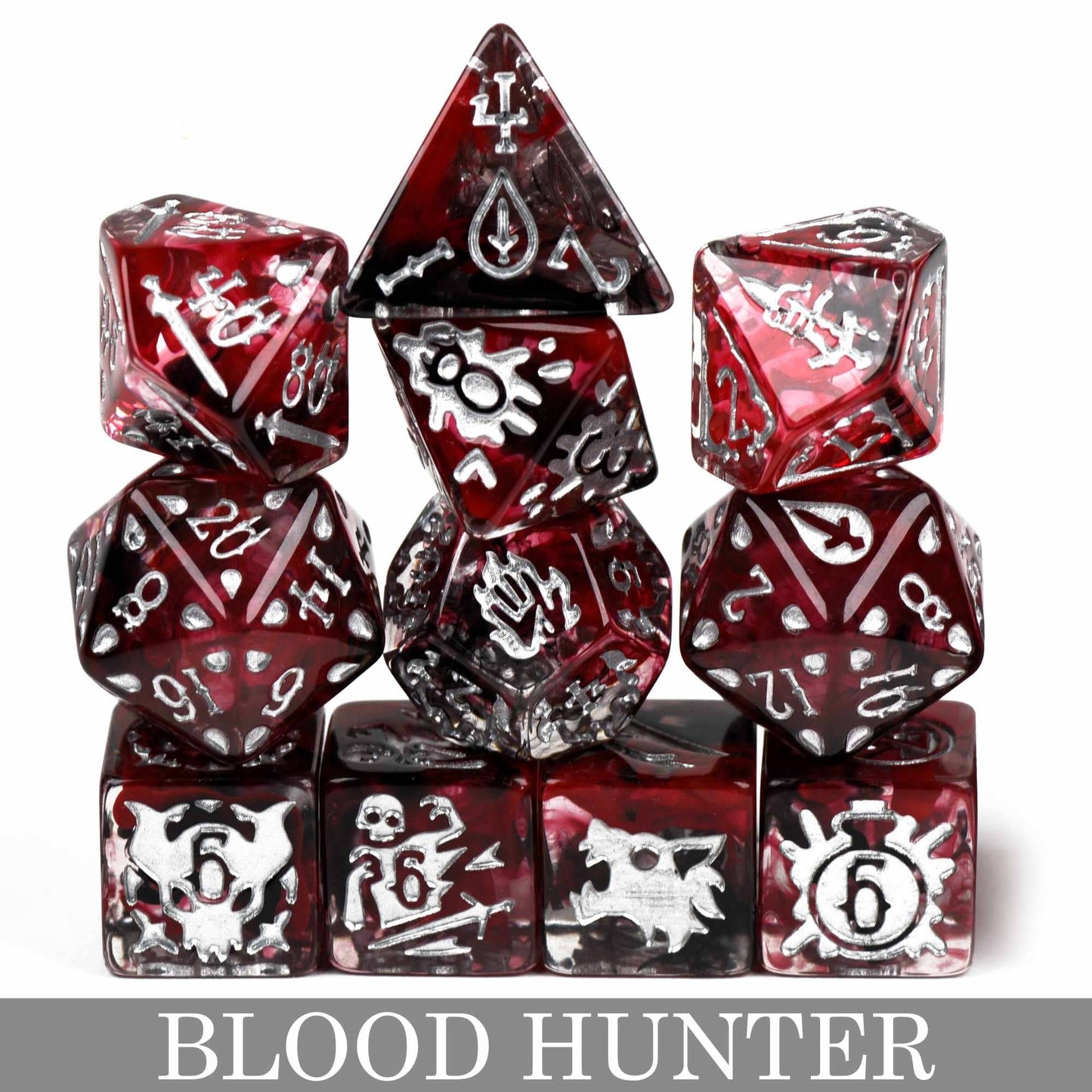 Blood Hunter - 11 Dice Set - QuestChest