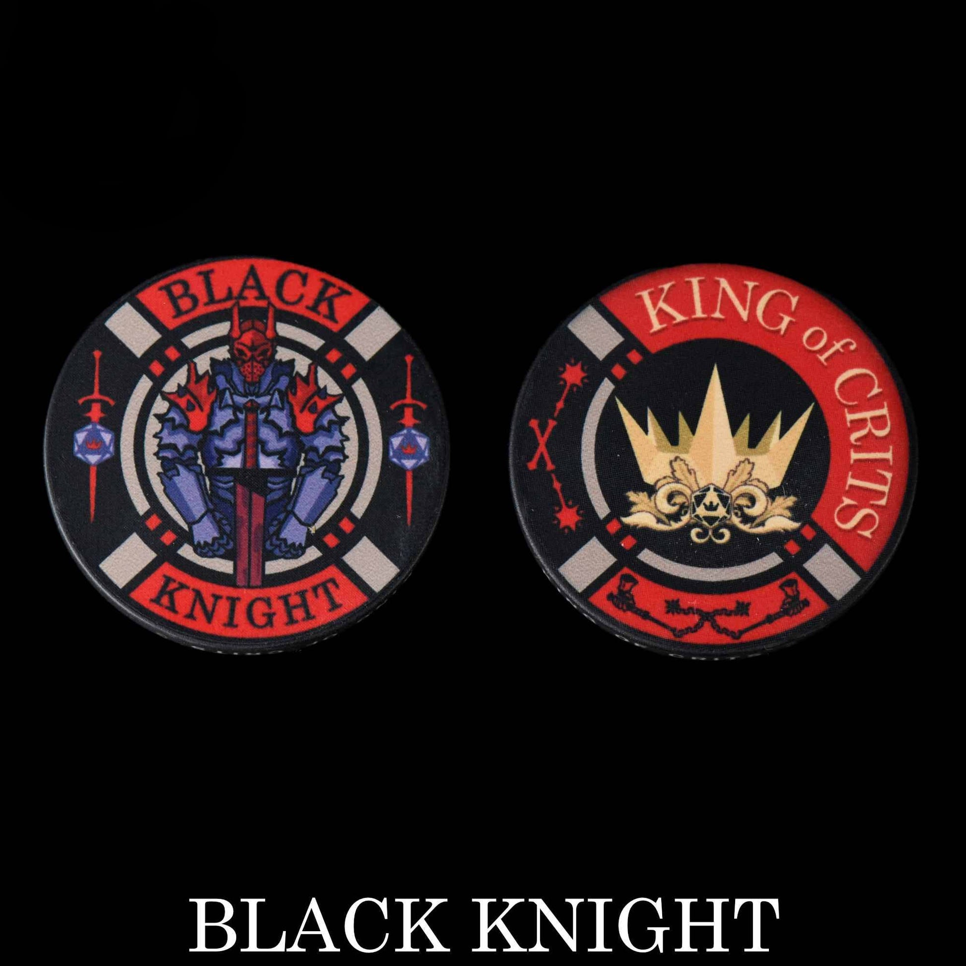 Black Knight - 11 Dice Set - QuestChest