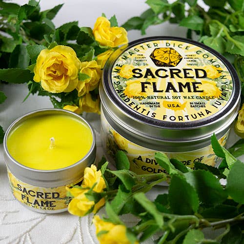 Sacred Flame Gaming Candle: 8oz - QuestChest