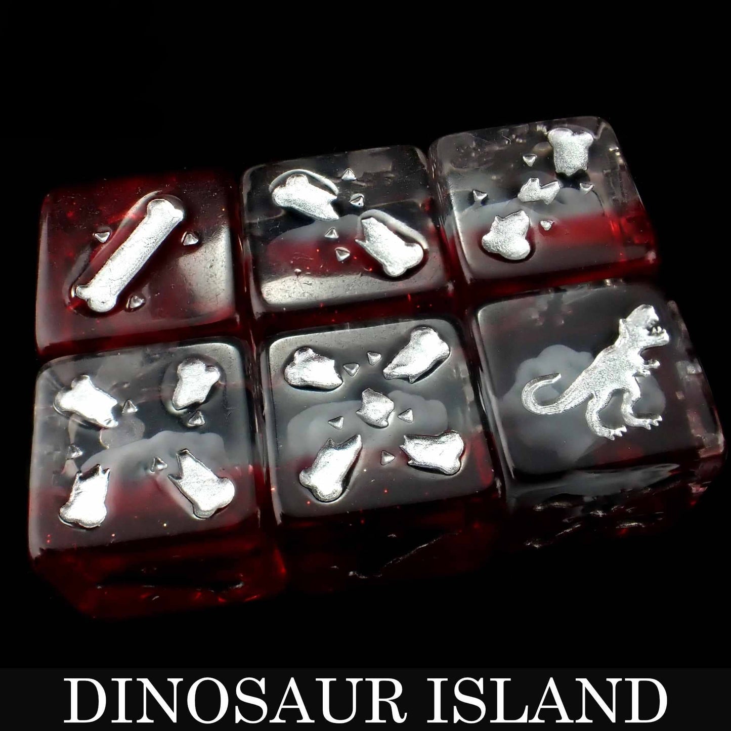 Dinosaur Island - 11 Dice Set - QuestChest