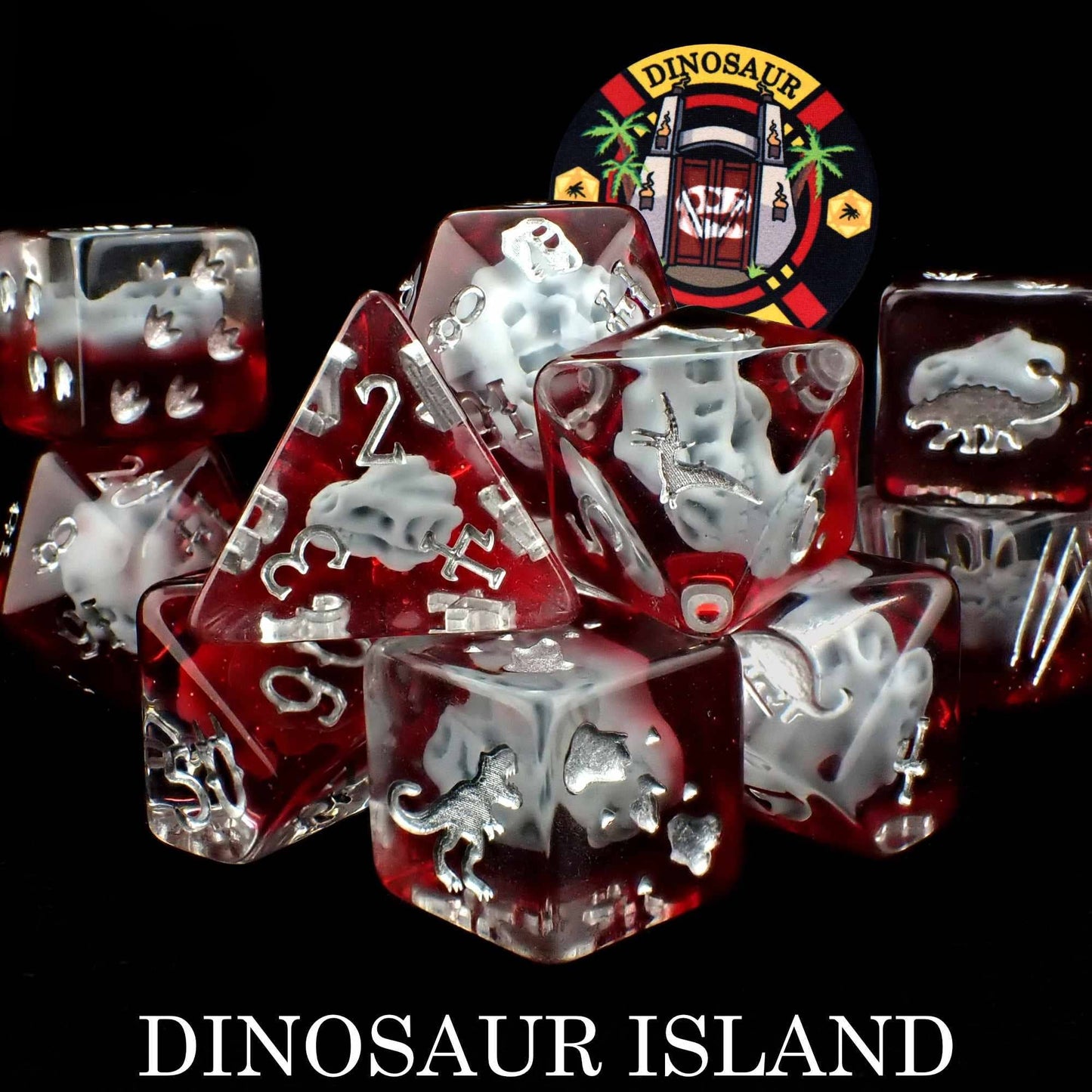 Dinosaur Island - 11 Dice Set - QuestChest