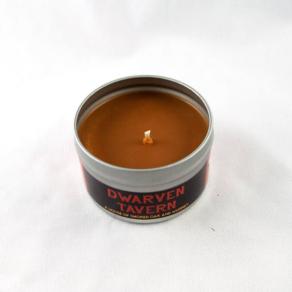 Dwarven Tavern Gaming Candle: 8oz - QuestChest