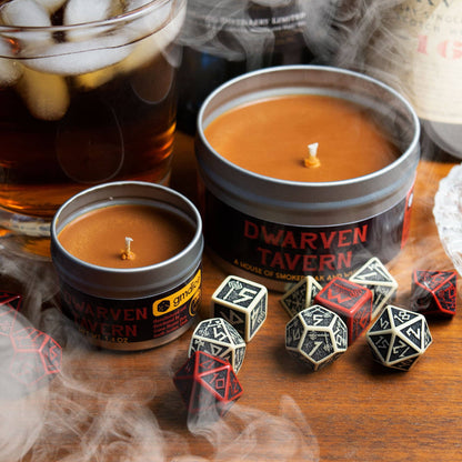 Dwarven Tavern Gaming Candle: 8oz - QuestChest