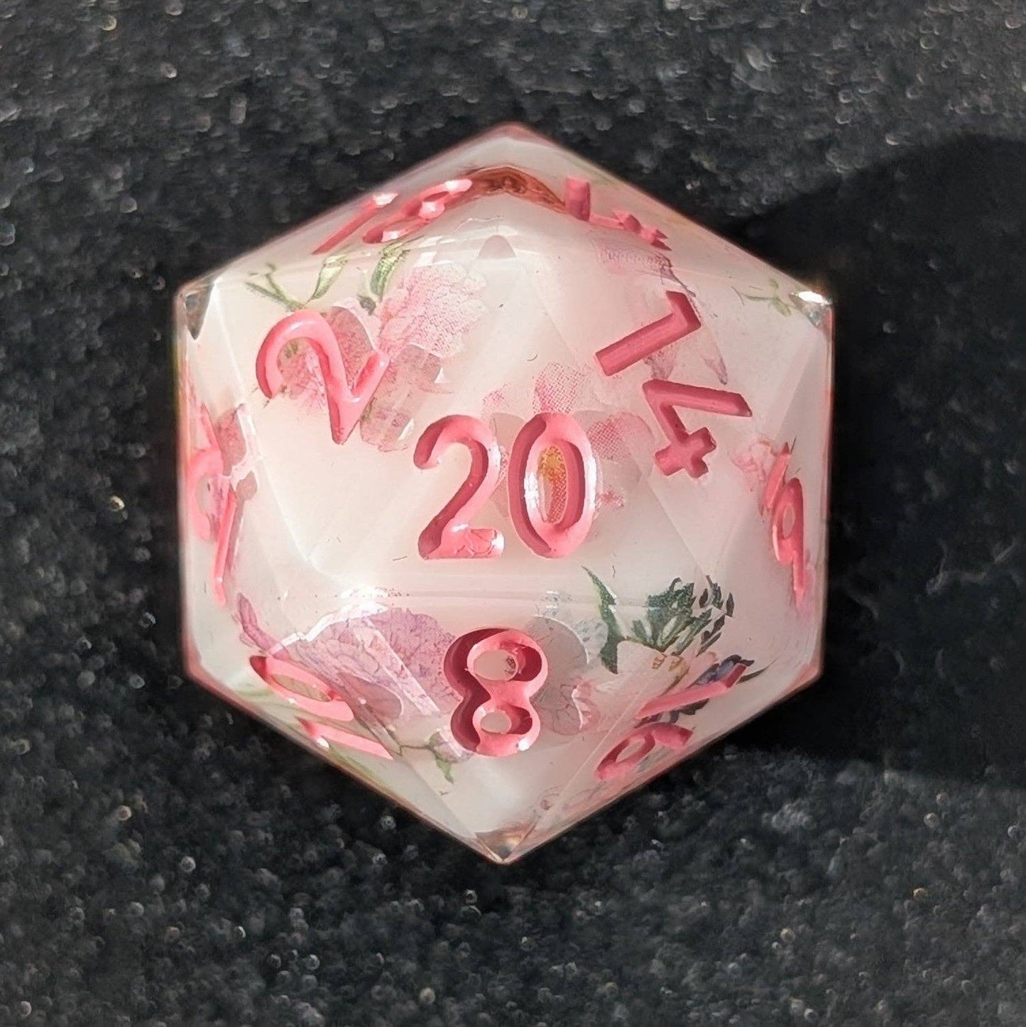 Flutterfey Bloom - 7 Piece Luxury Dice Set - QuestChest