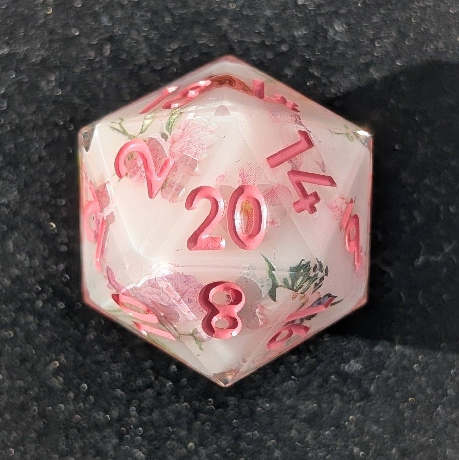 Flutterfey Bloom - 7 Piece Luxury Dice Set - QuestChest