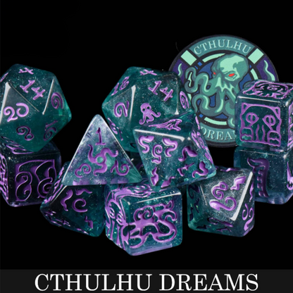 Cthulhu Dreams - 11 Dice Set - QuestChest