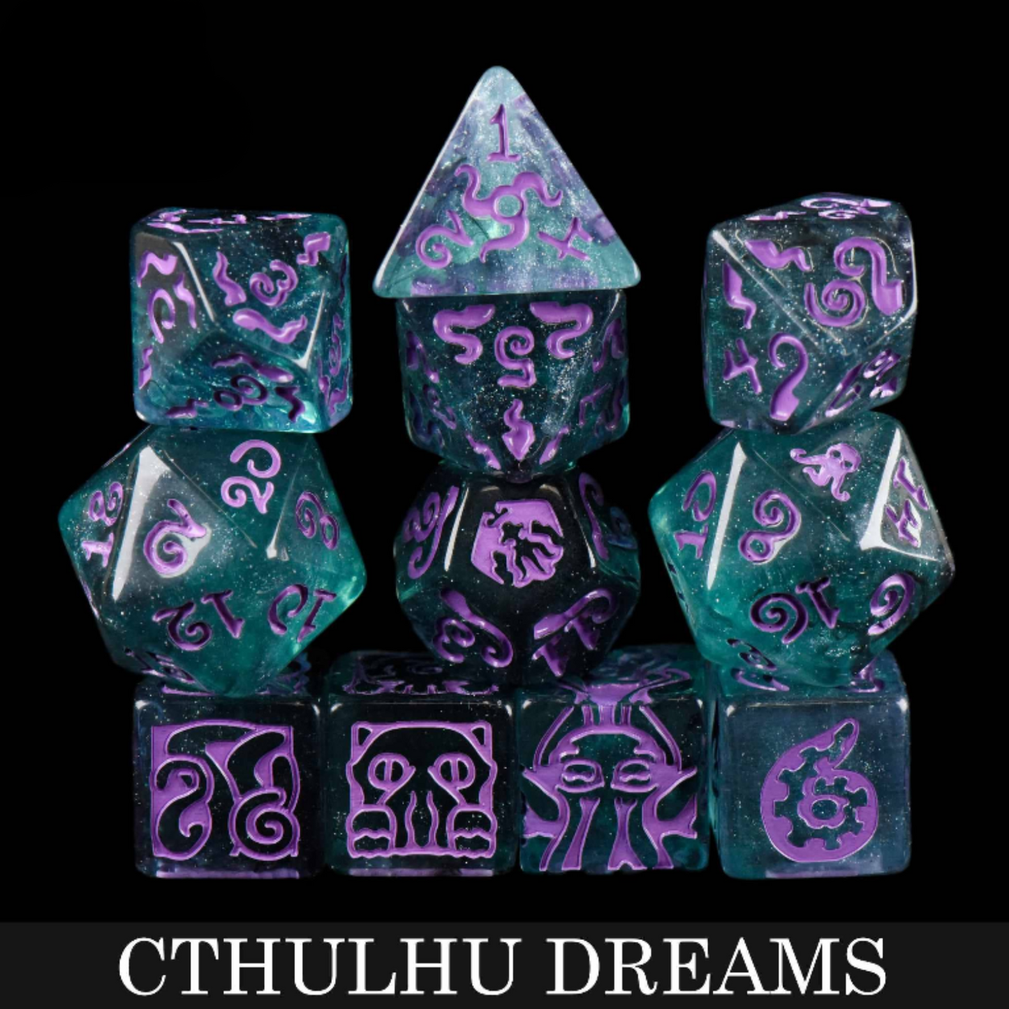 Cthulhu Dreams - 11 Dice Set - QuestChest
