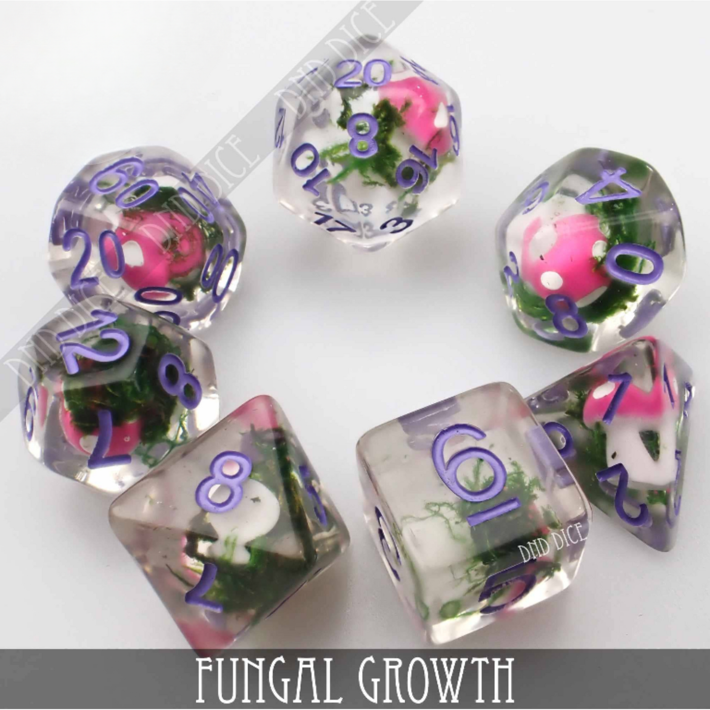Fungal Growth - 7 Dice Set - QuestChest