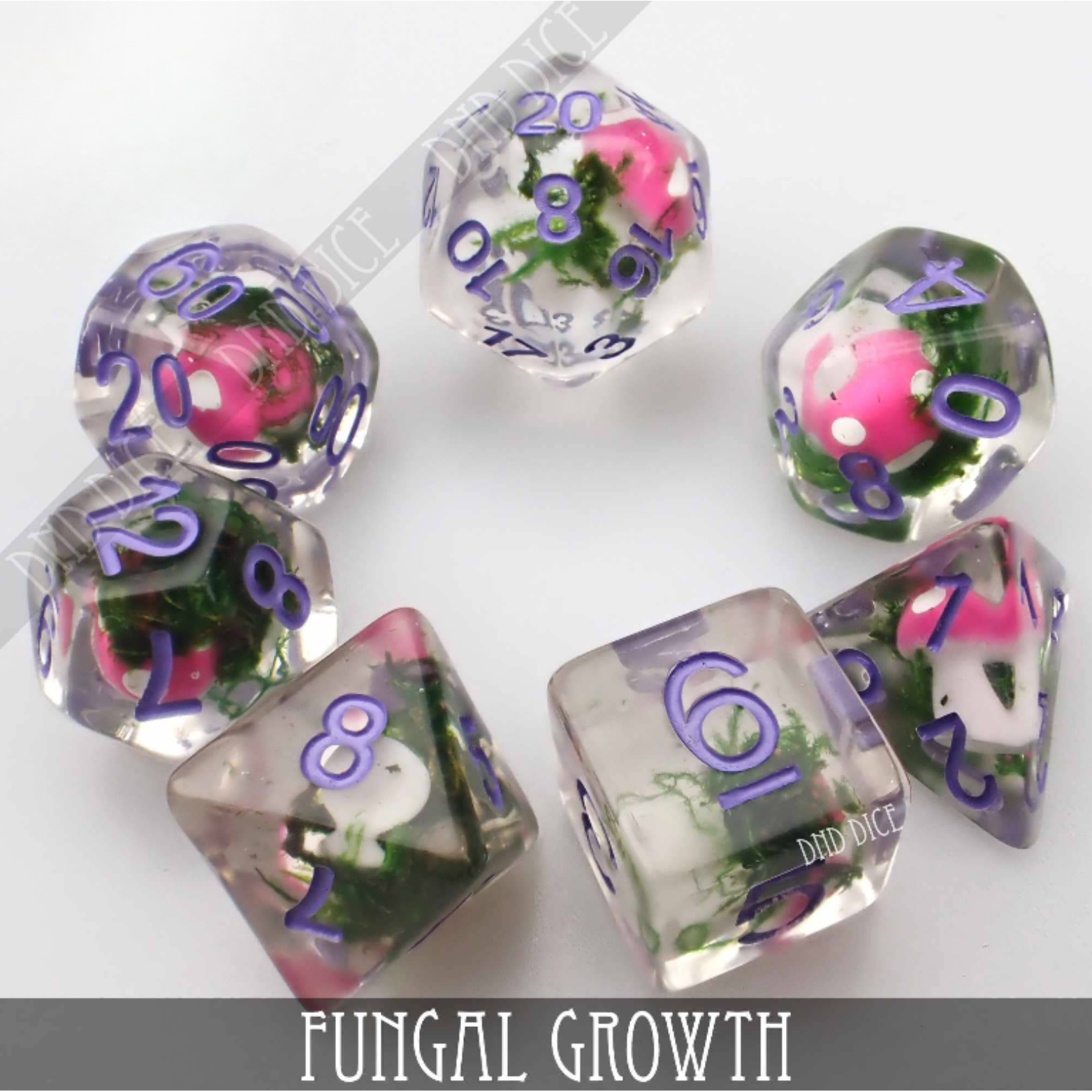 Fungal Growth - 7 Dice Set - QuestChest