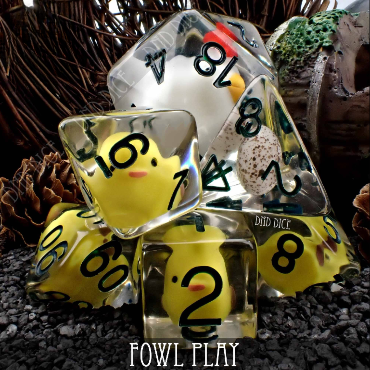 Fowl Play - 8 Dice Set - QuestChest