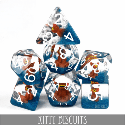 Kitty Biscuits - 7 Dice Set - QuestChest