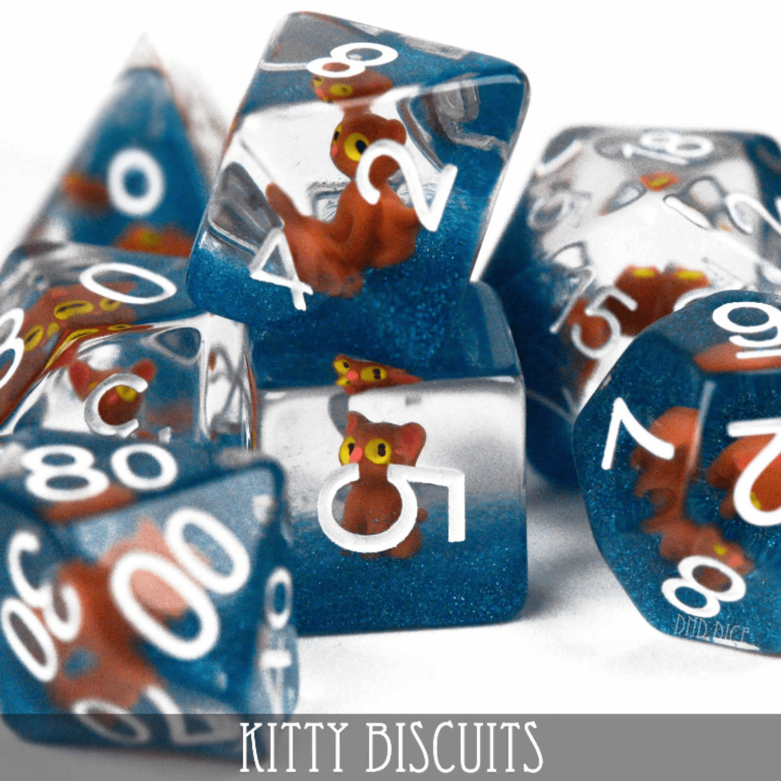 Kitty Biscuits - 7 Dice Set - QuestChest
