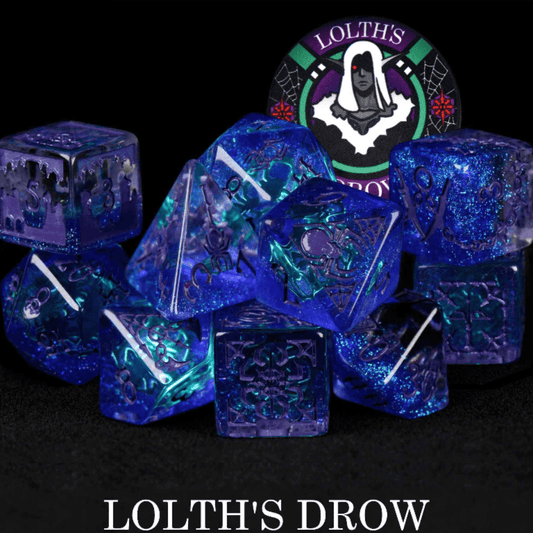 Lolth's Drow - 11 Dice Set - QuestChest