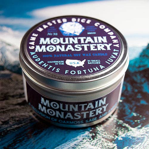 Mountain Monastery Gaming Candle: 8oz - QuestChest