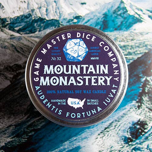 Mountain Monastery Gaming Candle: 8oz - QuestChest