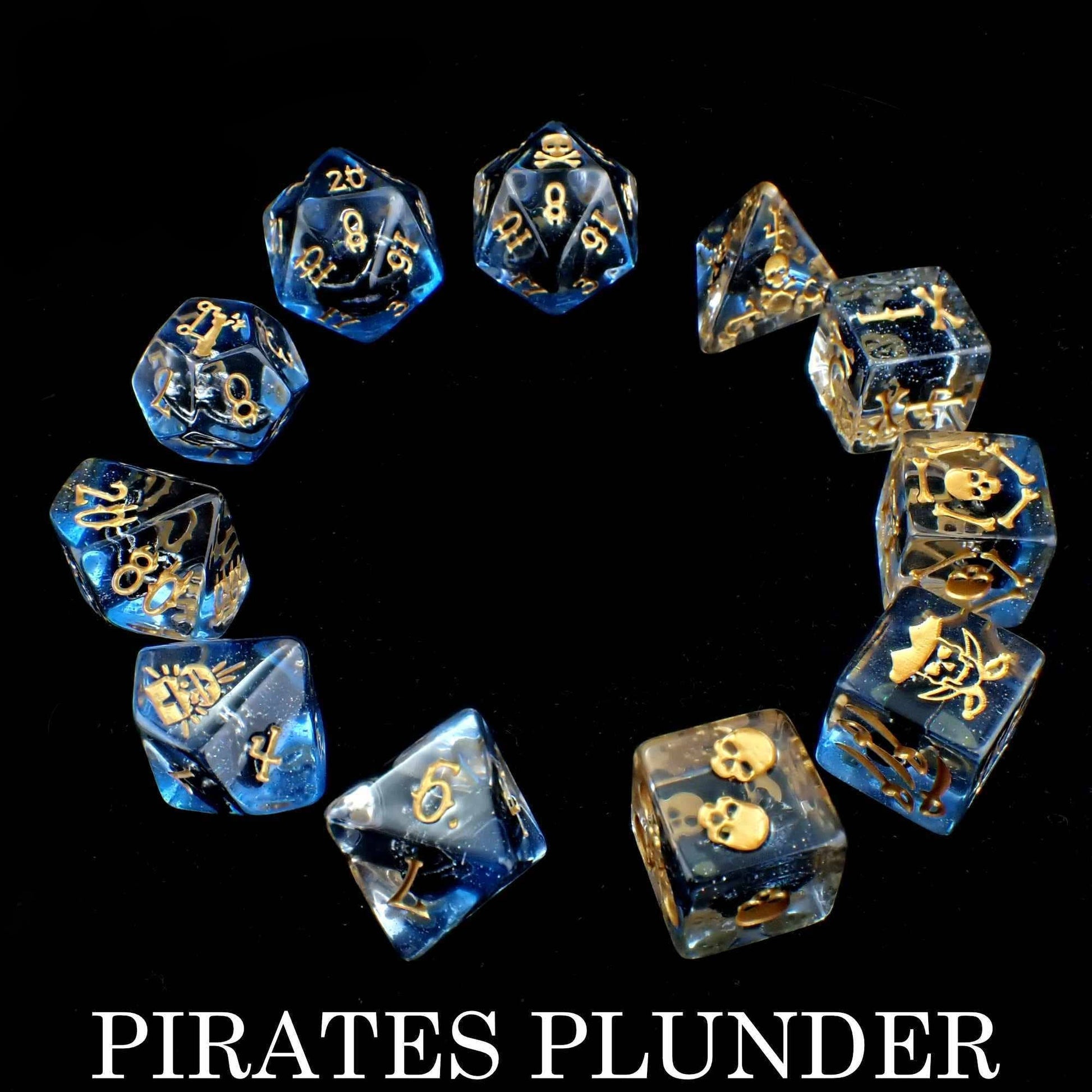 Pirates Plunder - 11 Dice Set - QuestChest