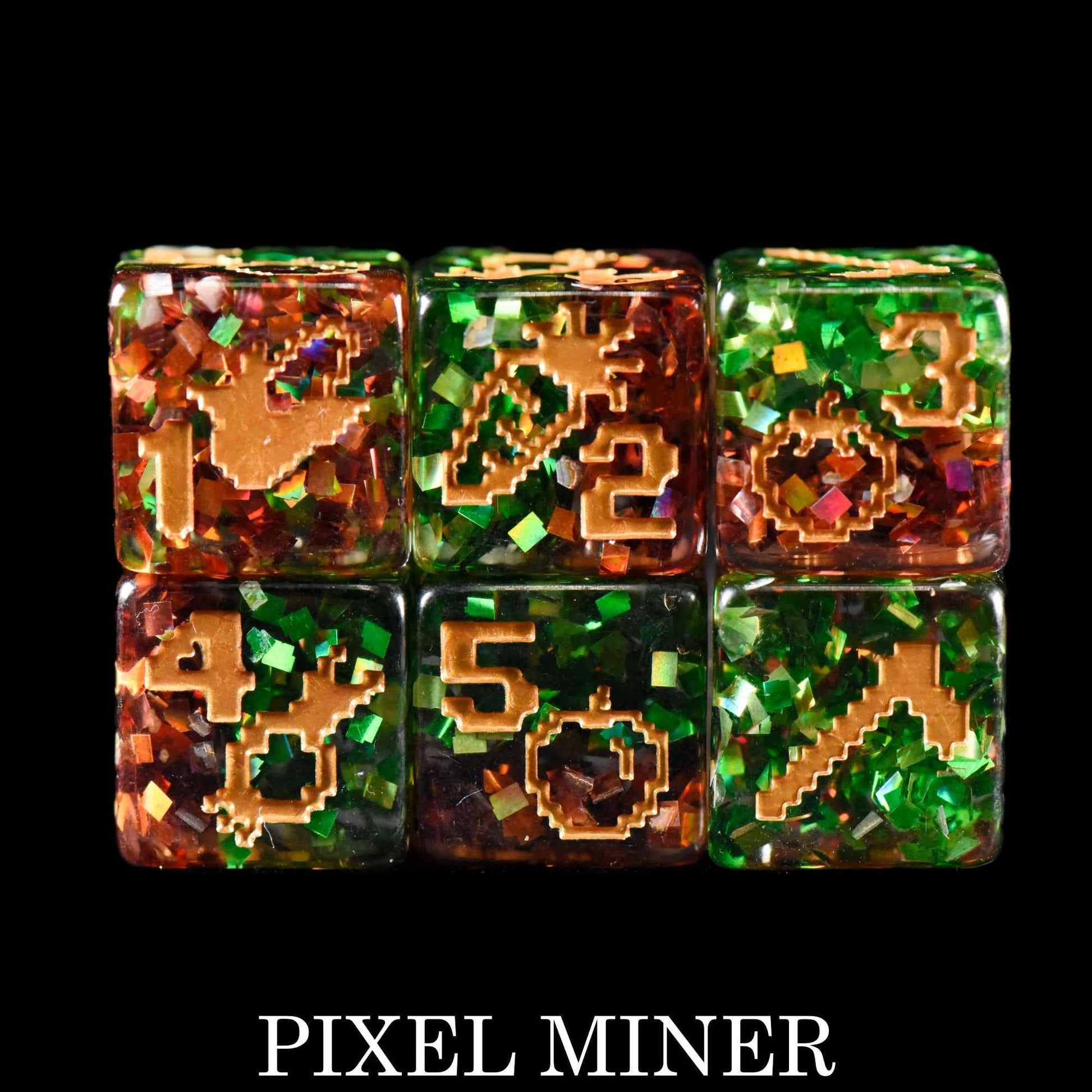 Pixel Miner - 11 Dice Set - QuestChest