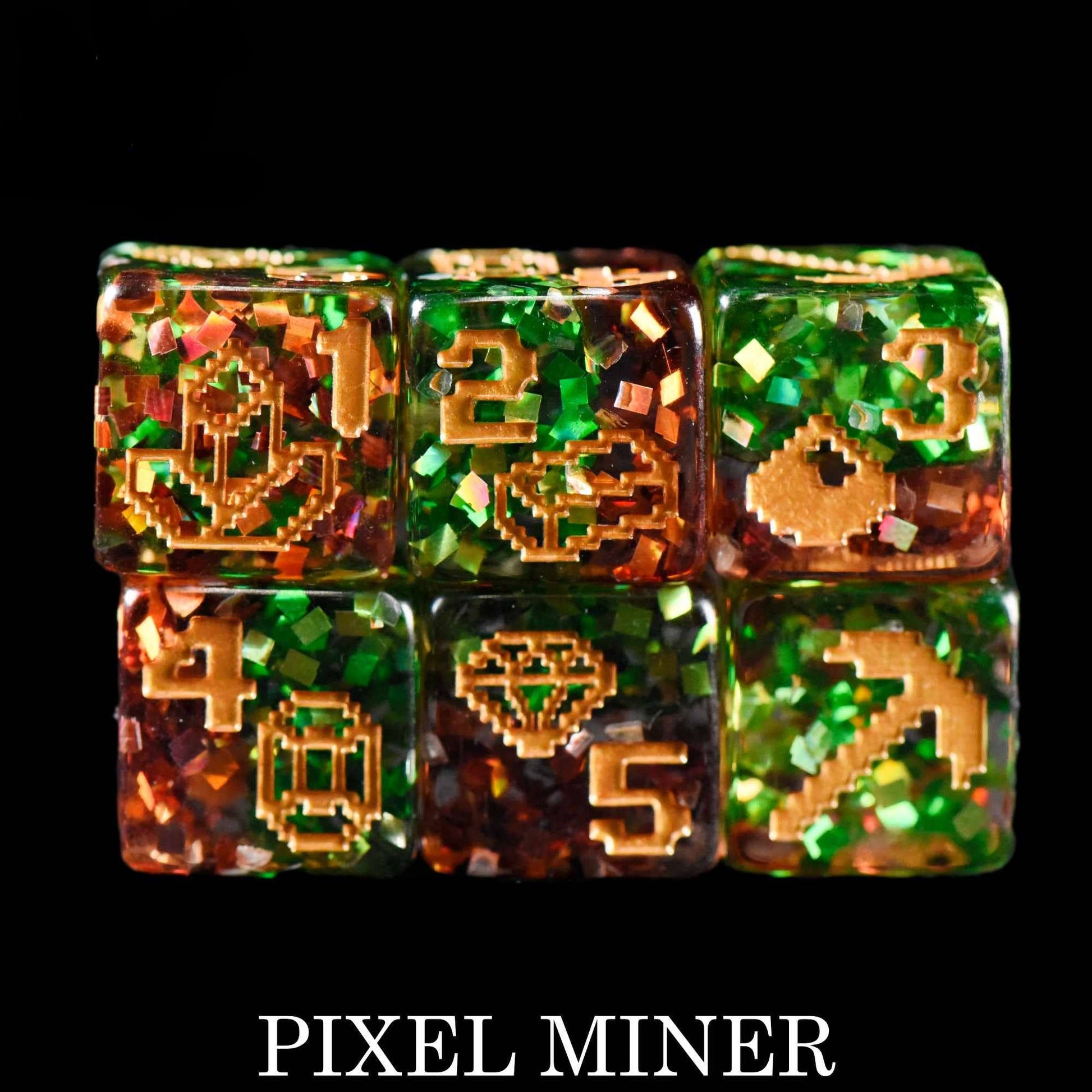Pixel Miner - 11 Dice Set - QuestChest