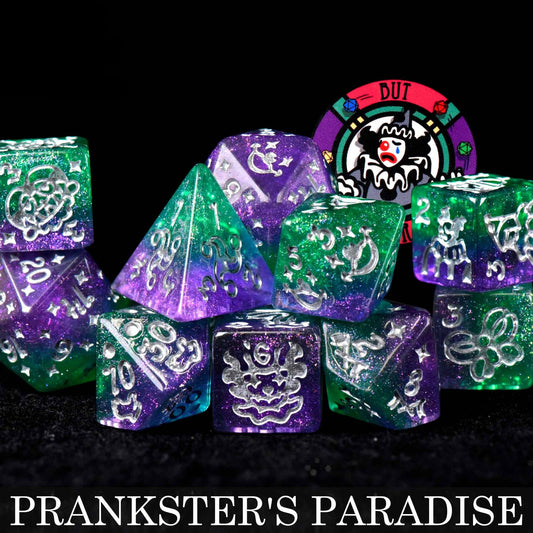 Prankster's Paradise - 11 Dice Set - QuestChest