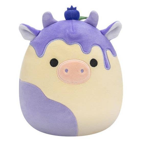 Squishmallow Plush Toy 8" Benito Blueberry Cheesecake Cow - QuestChest