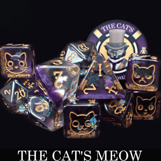 The Cat's Meow - 11 Dice Set - QuestChest