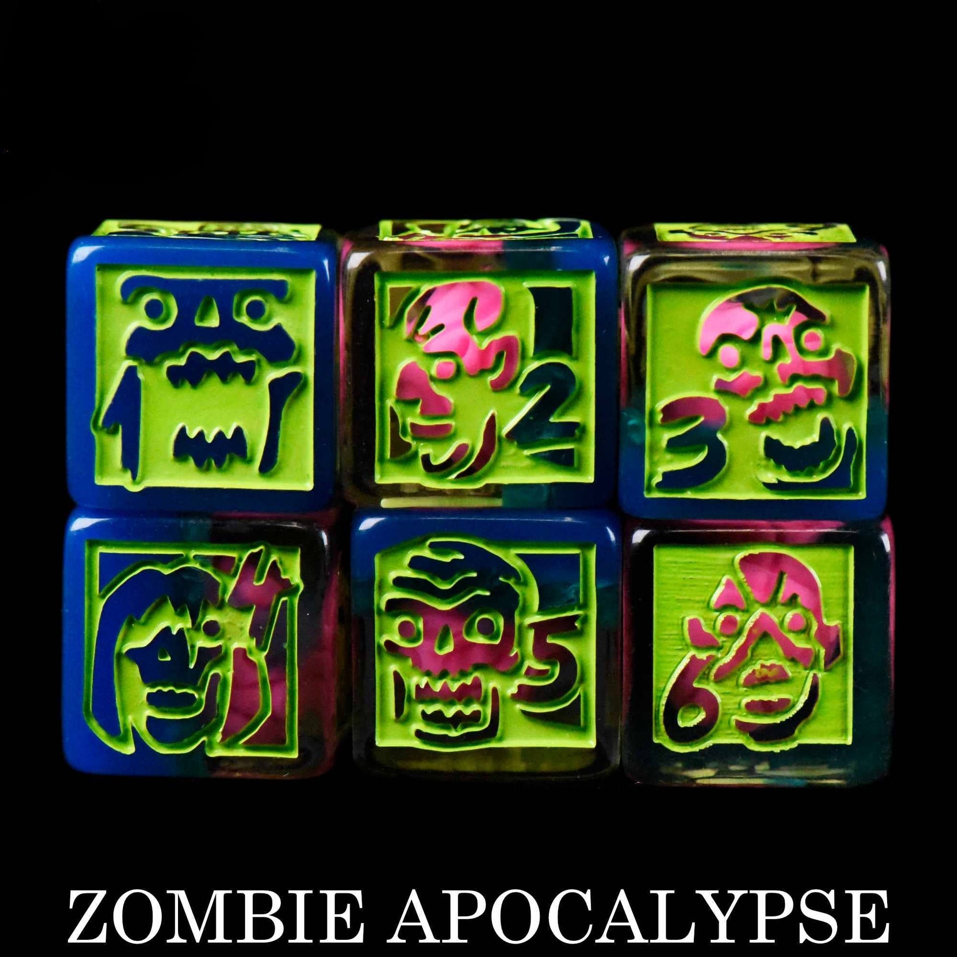 Zombie Apocalypse - 11 Dice Set - QuestChest