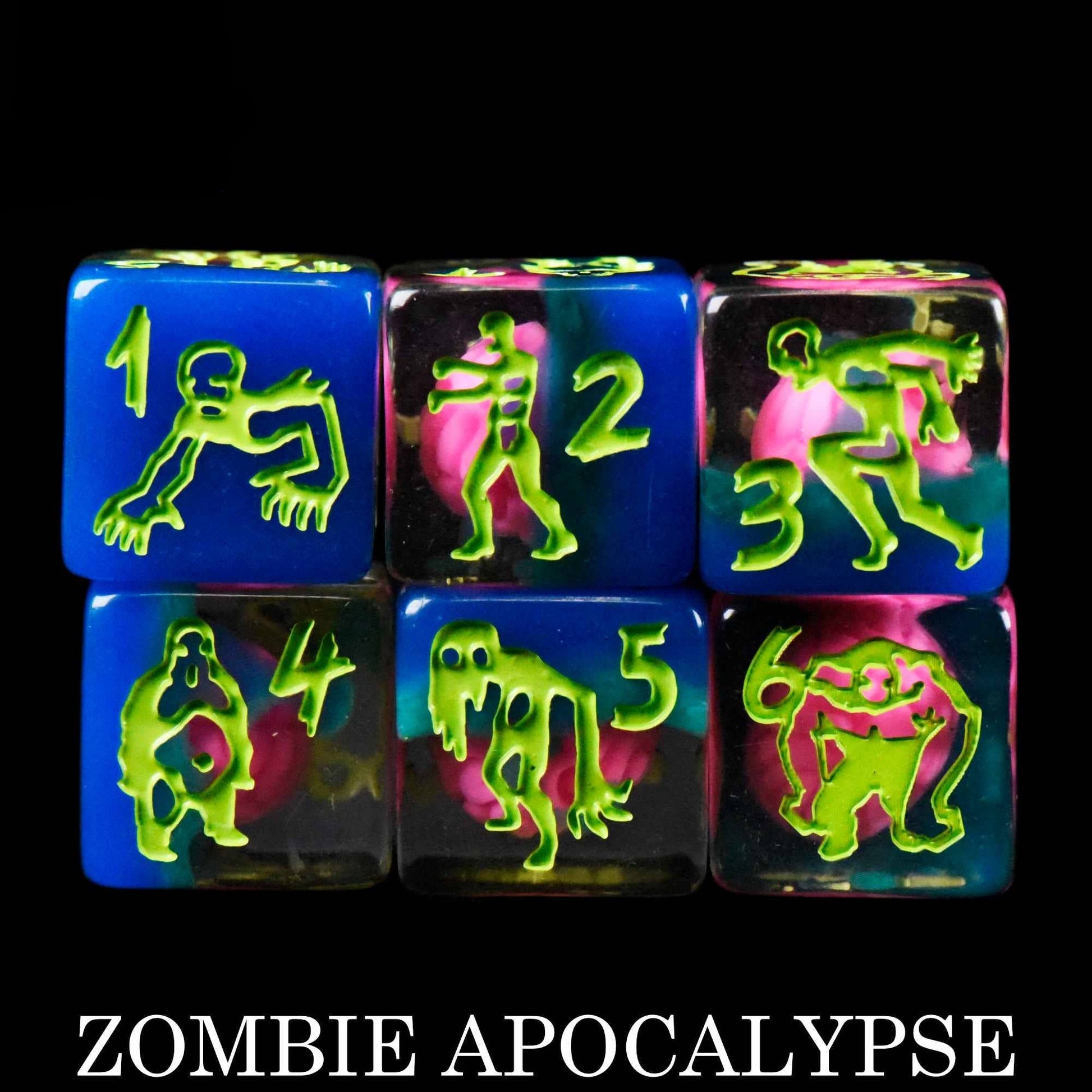 Zombie Apocalypse - 11 Dice Set - QuestChest