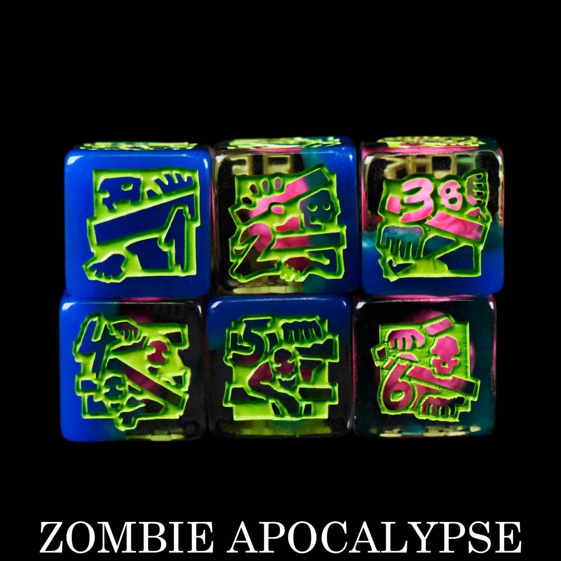 Zombie Apocalypse - 11 Dice Set - QuestChest