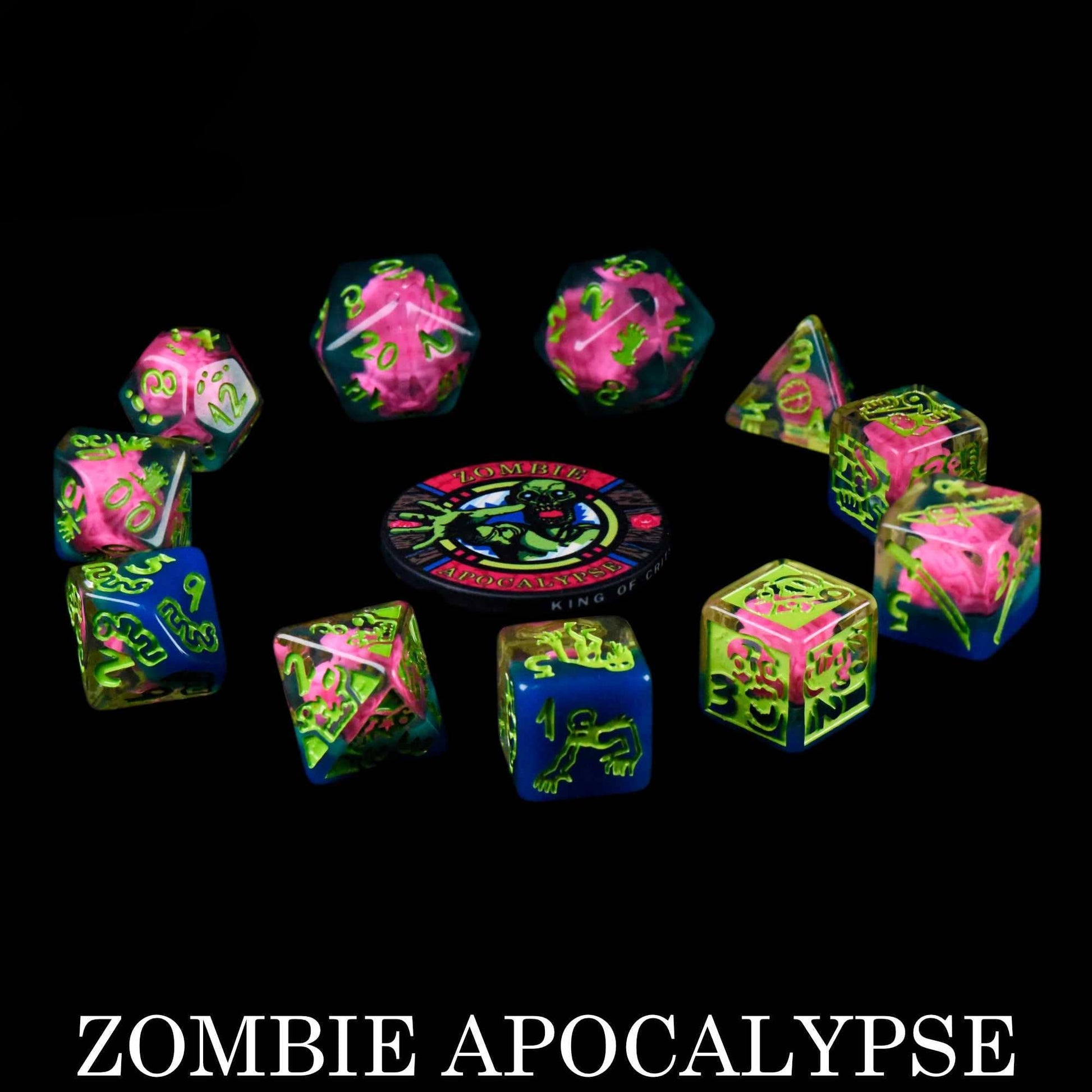Zombie Apocalypse - 11 Dice Set - QuestChest