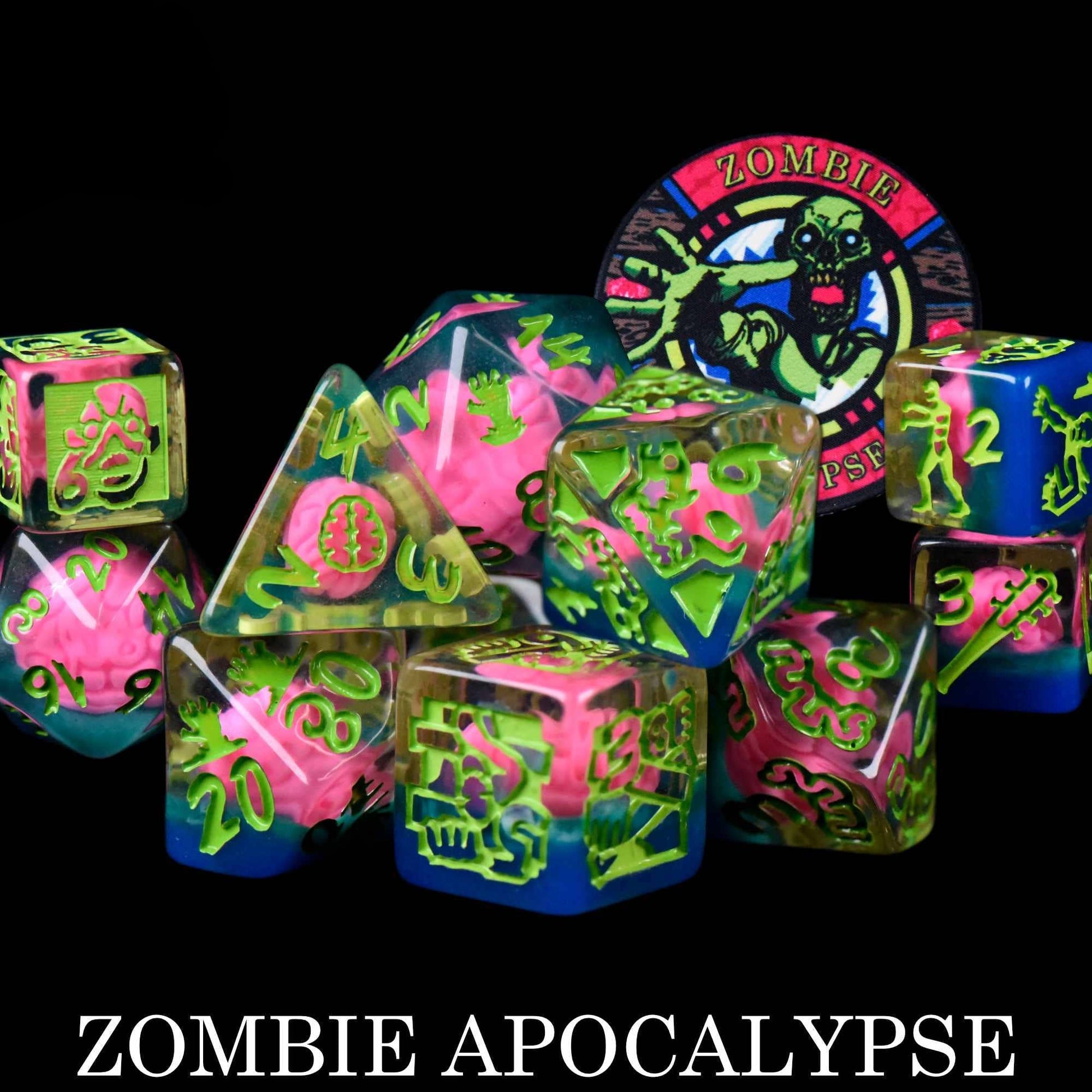 Zombie Apocalypse - 11 Dice Set - QuestChest